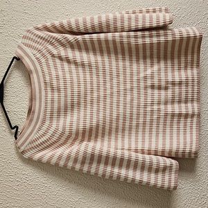 Sweater J.Crew, Color White and pink, Size XS